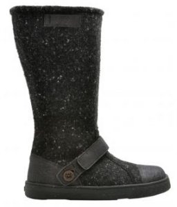 Po-Zu 'Yew' Tweed Boots (Ladies - Black)