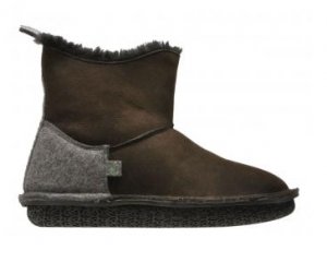 Po-Zu 'Pep' Sheepskin Boots (Ladies - Brown)