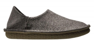 Po-Zu 'Peasy' Shoe/Slipper (Ladies - Grey Tweed)
