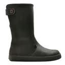 Po-Zu 'Elm' Leather Boot (Dark Charcoal/Black)