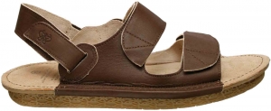 Po-Zu 'Barfly' Leather Sandal (Mens - Coffee)