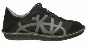 Po-Zu 'Brisk' Leather Sneaker (Mens - Black)