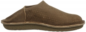 Po-Zu 'Peasy' Leather Shoe/Slipper (Mens - Mocha)