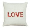 Angel Linens Vintage Love Cushions (Pink & Red, Petit & Grande)