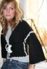 Ivana Cavallo Lambswool Crop Jacket (Black with Snow White Edging)