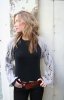 Ivana Cavallo 'Spider Web' Shrug (Cream, Coffee, Dark Grey & Black)