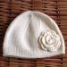 Stella James - Moss Stitch Flower Hat