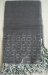 Kolkata Fairly Traded Tassled Silk Scarves (Grey & Black, Brown & Cream, Dove Grey)