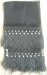 Kolkata Fairly Traded Beaded and Striped Silk Scarves (Black, Black & White Stripe, White)