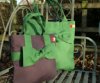 Martha Evatt Fair Trade Canvas Annie Bags (Grey/Green)
