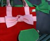 Martha Evatt Fair Trade Canvas Annie Bags (Red/Pink)