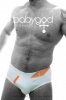 Babygod Organic Cotton Briefs (White & Orange)