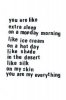 Wickle 'You Are My Everything' Poetry Card - Any Occasion Card