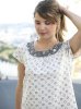 Organic Stereo Organic Cotton 'Nico' Top (Sand/Chocolate Brown)