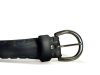 Velo-Re 'Beltoe+Beltie' Black Belt (Semi-Slick, Shiny Buckle)