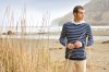 Untouched World Organic Cotton 'Bretton Hoodee' Sweater (Marina/Sea Foam)