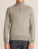 Untouched World Organic Cotton 'Knit Zip' Polo (Dry Sand & Black)