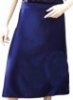Elena Garcia Thick Satin Cutwork Bustle Skirt (Neptune Blue)