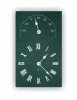 Ashortwalk 'Traditional' Wall Mounted Clock & Thermometer (Indoor & Outdoor Use)