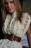 Ivana Cavallo Lambswool 'Big Stitches' Scarf/Stole (Coffee, Dark Grey & Black)