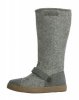 Po-Zu 'Yew' Grey Tweed Wool Boot (Vegetarian)