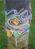 Ivana Cavallo 'Embroidery' Scarf (Grey/Lilac/Yellow/Turquoise & Coffee/Cream/Beige/Dark Brown)