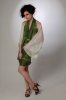 Elena Garcia Tie-Dye Short Dress (Apple Green/Olive)