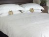 Luma 'Tamar' Organic Pillowcases with Pleats & Ladder Lace - White