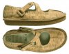 Po-Zu 'Merry' Shoe (Cork Natural & Brown)