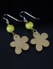 Jungle Berry Daisy Collection - Earrings (Jungle Green & Nut Brown)
