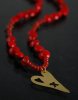 Jungle Berry Hearts Collection - Short Necklace (Red & Red/Black)