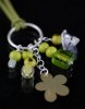 Jungle Berry Daisy Necklace (Navy Blue, River Blue & Jungle Green)