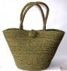 Kerala Craft 'Milli' Large Bag (Olive)