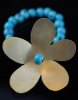 Jungle Berry Daisy Collection -  Bracelet (River Blue & Jungle Green)