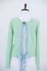 Snood Lambswool Open Back Sweater (Pistachio)
