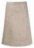 Izzy Lane Shetland 'Apron Pocket' Skirt (Grey Herringbone & Brown Houndstooth)