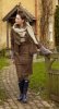 Izzy Lane Shetland Pencil Skirt (Brown HB, Grey/White, Brown/White, Fawn & Grey HB)