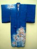 Fuji Kimono 'Ocean Bloom' Vintage Silk Kimono