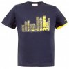 Red Robot Mens T-Shirt 'Always On' (Midnight Blue)