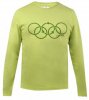 Red Robot Mens T-Shirt 'Joined Up' (Grass Green)