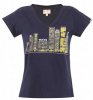 Red Robot Ladies 'Always On' T-Shirt (Midnight Blue)