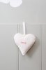 Angel Linens 'Love' Lavender Filled Hearts (Pink & Red)