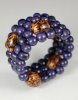 Jungle Berry 'Paxiuba' Twirl Bracelet (Navy Blue)