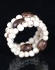 Jungle Berry 'Paxiuba' Twirl Bracelet (White)
