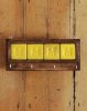 Jungle Berry 'Tierra Florida' Rectangular Key Holder (Yellow)