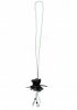 Enamore 'Black Lashes' Pendant Necklace