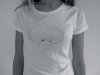 Snapshut 'La Clique' Bamboo T-shirt (White)