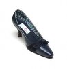 Bourgeois Boheme 'Bow' Ladies 3 inch heel (Blue)