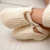 Stella James Baby 'T-Bar' Shoes (Cream, Sugar Pink, Denim, Caramel & Aqua)