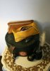 Magpie Accessories Pencil Case (Cinnamon & Mango)